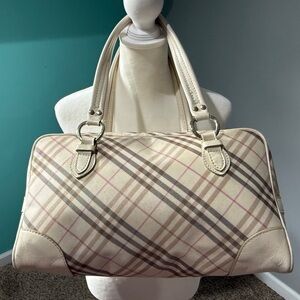 Vintage Burberry - Authentic Blue Label Burberry Boston Bag in Nova Check